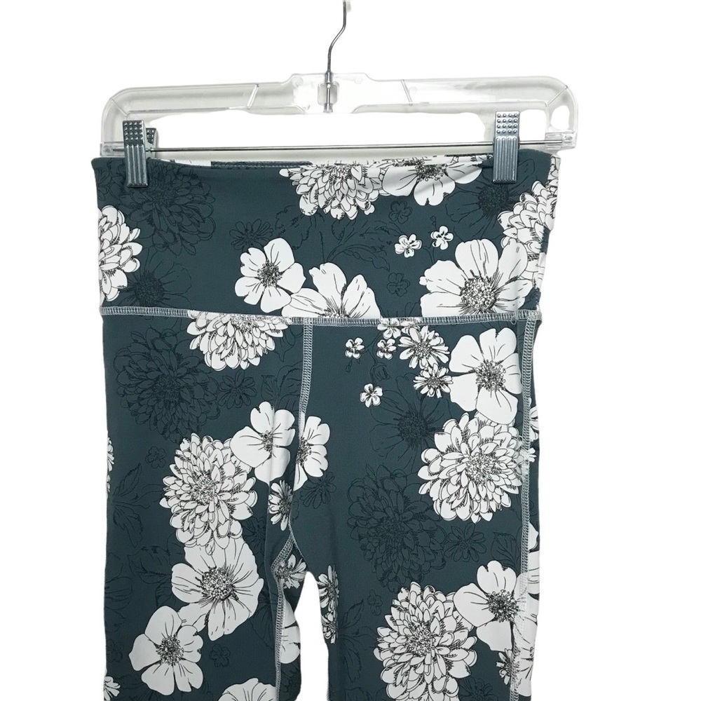 Mono B Slate Floral Leggings Small - Picture 2 of 9